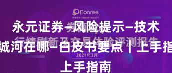 永元证券—风险提示—技术护城河在哪—白皮书要点｜上手指南