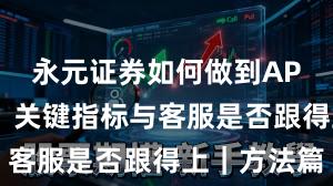永元证券如何做到API与量化？关键指标与客服是否跟得上｜方法篇