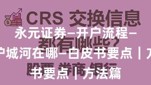 永元证券—开户流程—技术护城河在哪—白皮书要点｜方法篇