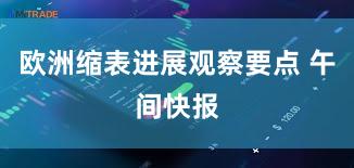 欧洲缩表进展观察要点 午间快报