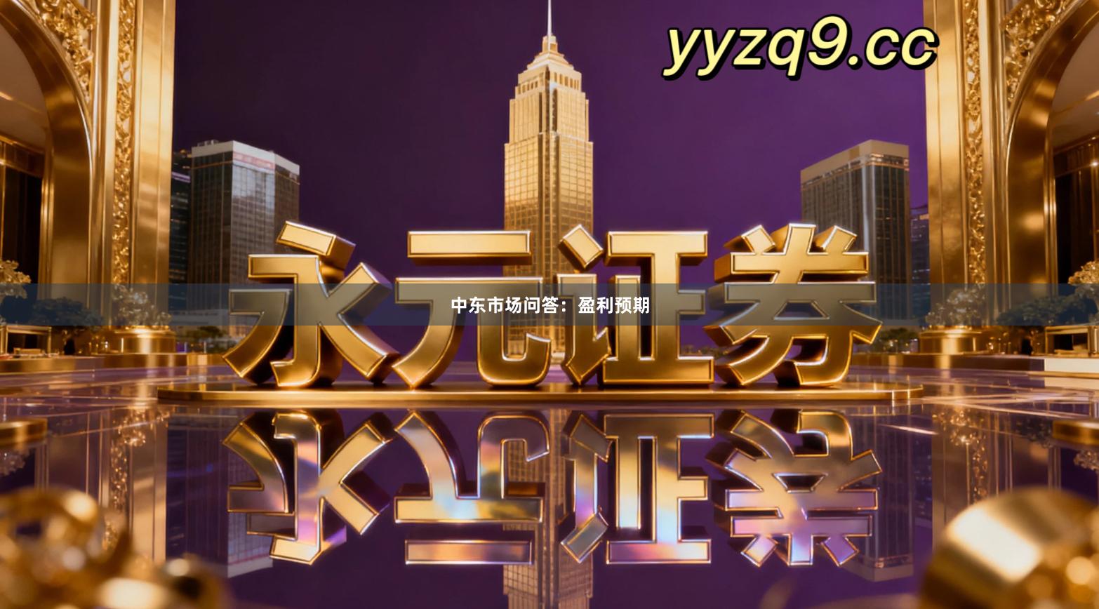 中东市场问答：盈利预期