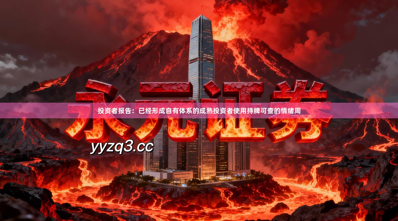 投资者报告：已经形成自有体系的成熟投资者使用持牌可查的情绪周